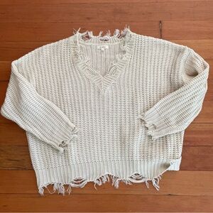 Distressed Sweater